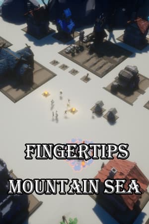 Fingertips  mountain  sea