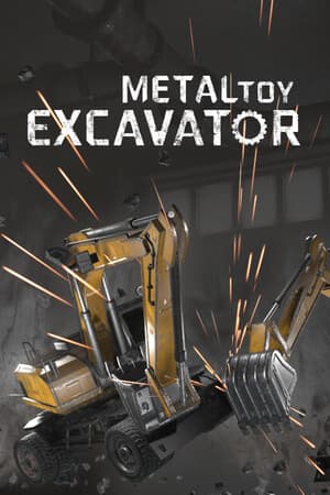 Metal Toy Excavator