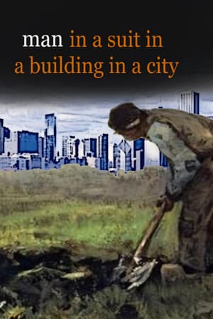 Man in a suit in a building in a city