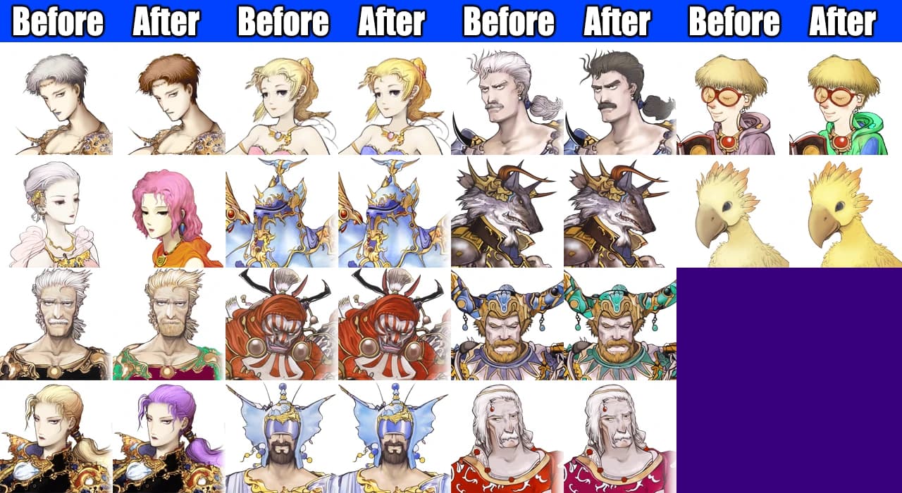 Amano Portraits Mod
