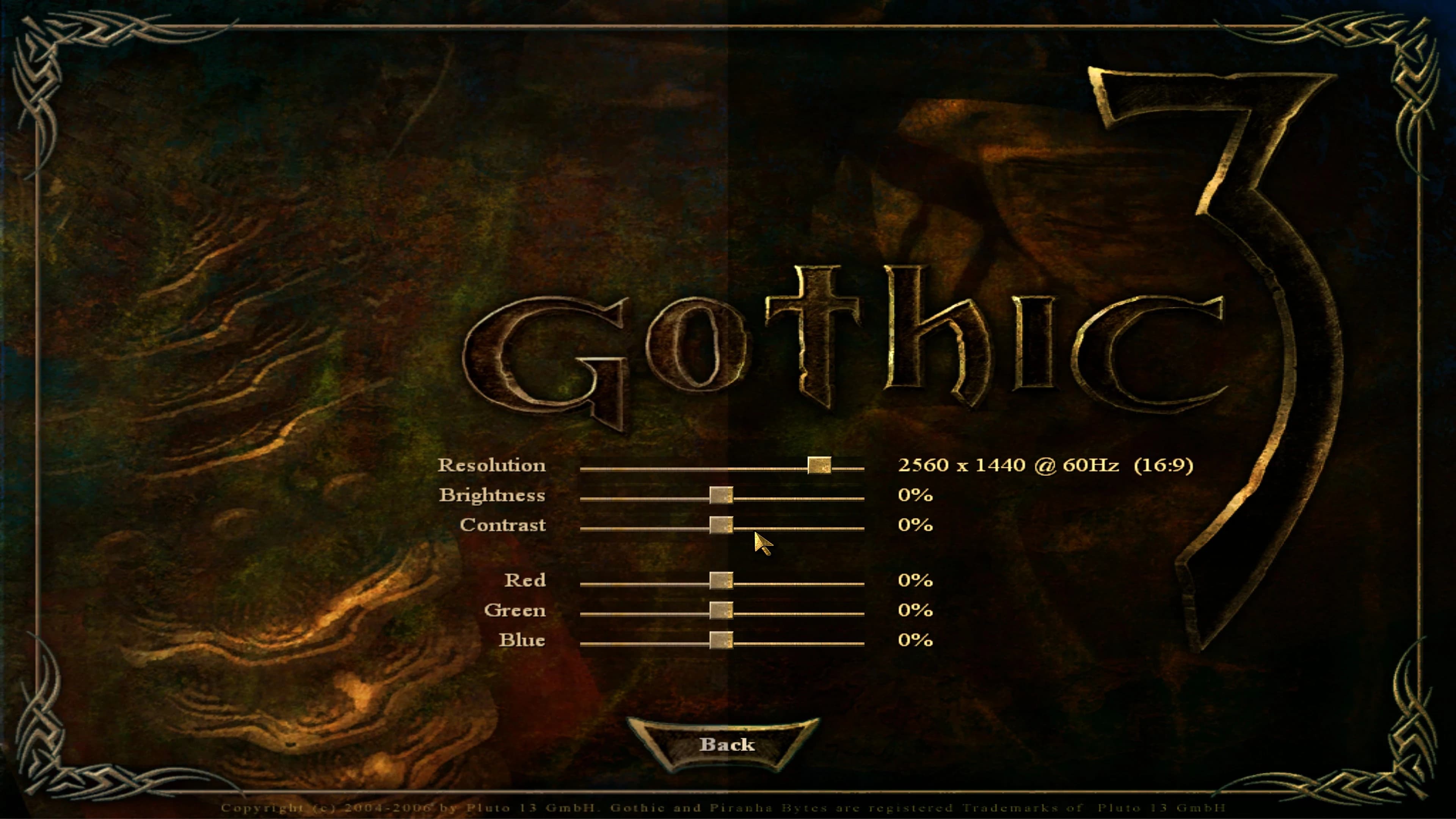 ENB or Reshade with SweetFX for Gothic 3 with 4GB LAA Game Setup Information