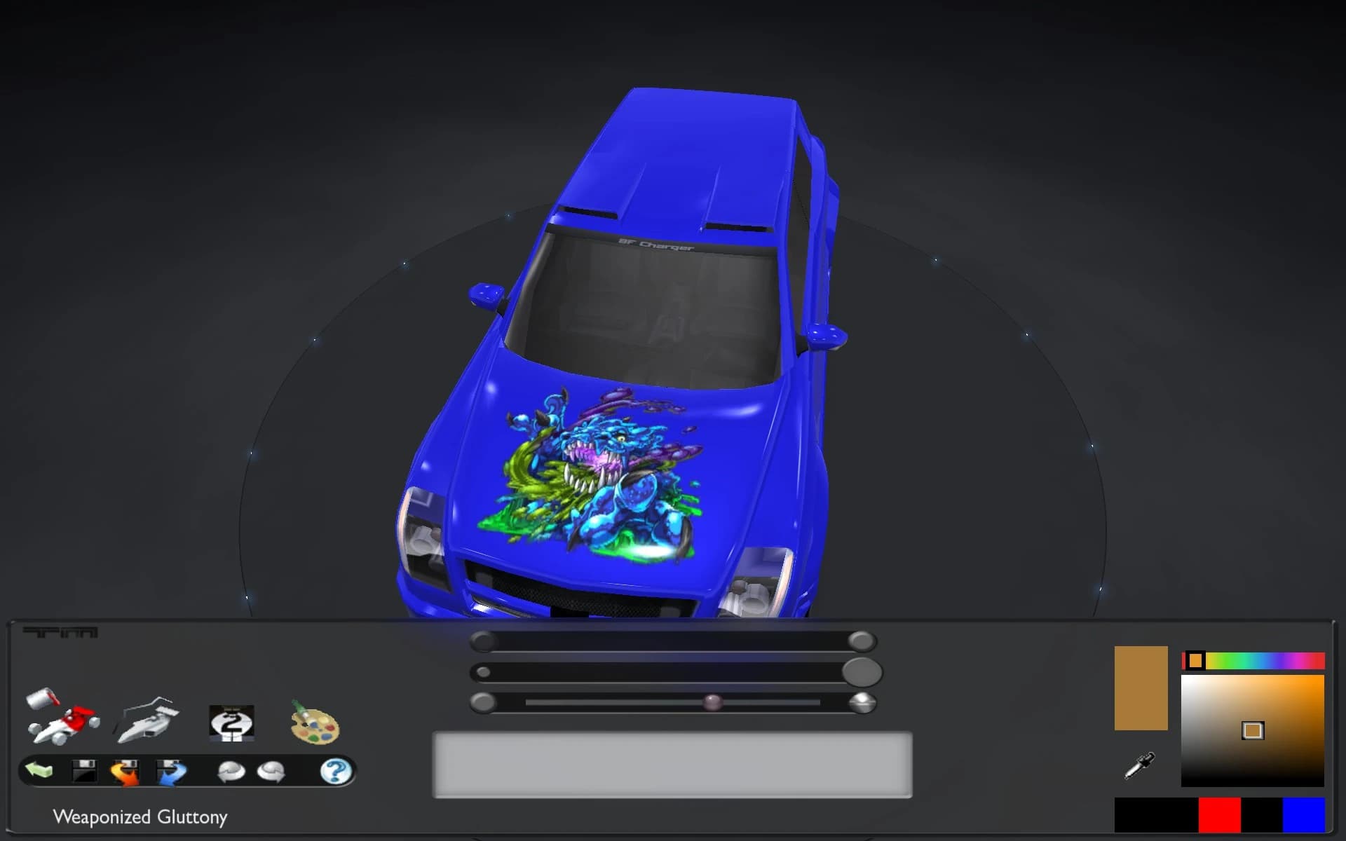 weaponized gluttony car