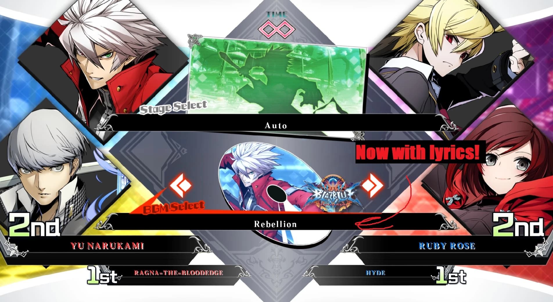 Blazblue Cross Tag Battle in L.A. Vocal