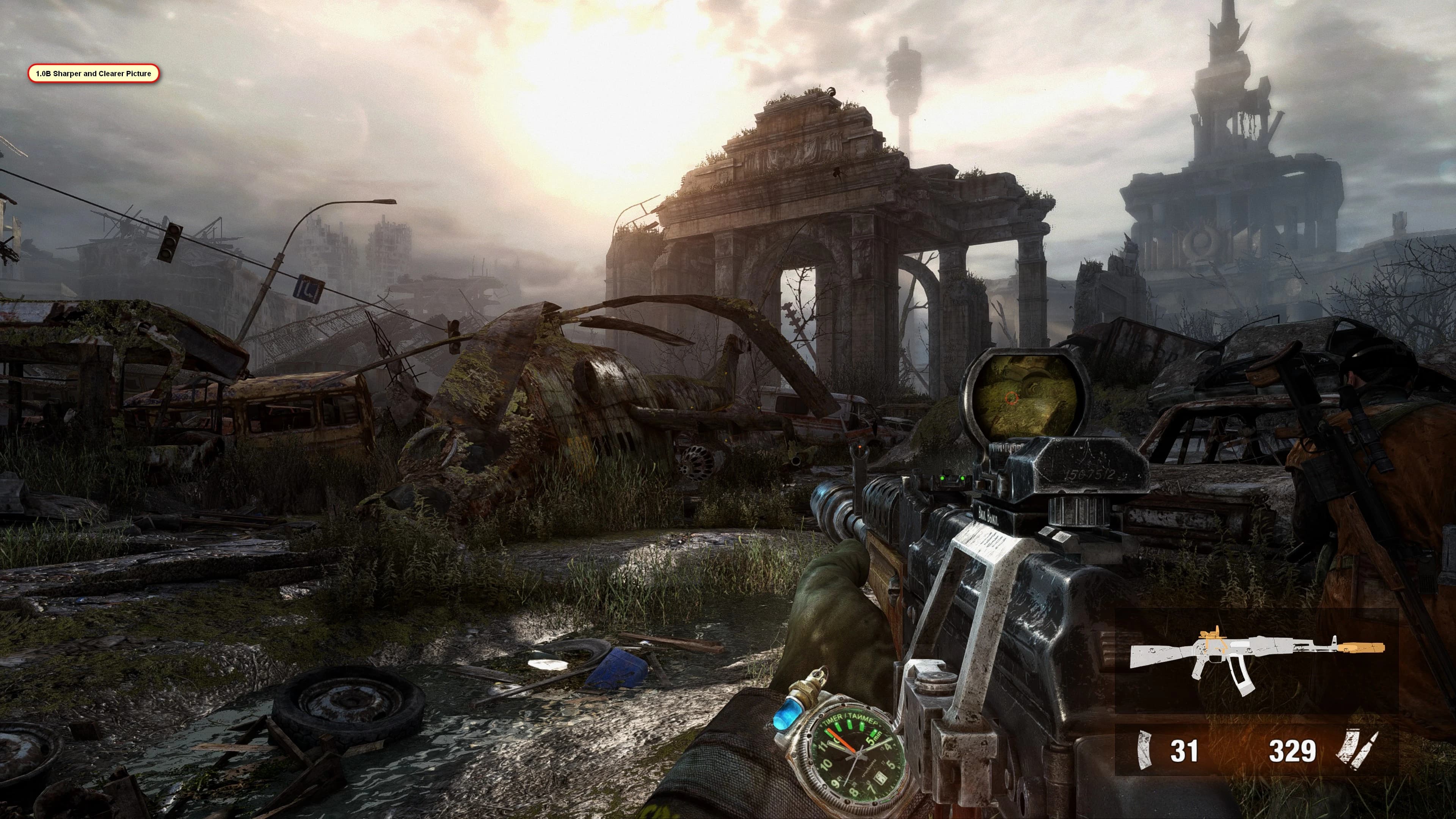 Reshade with SweetFX for Metro Last Light Redux