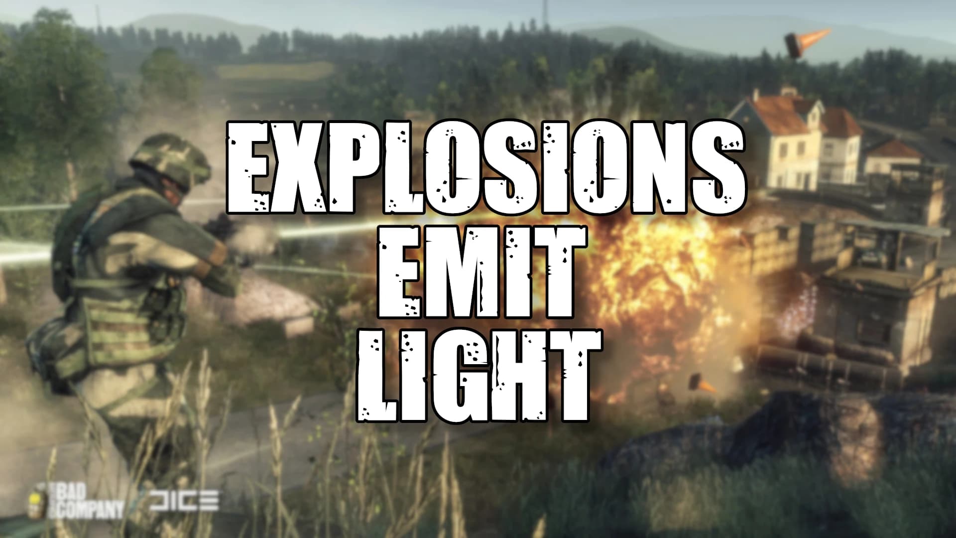 Explosions Emit Light