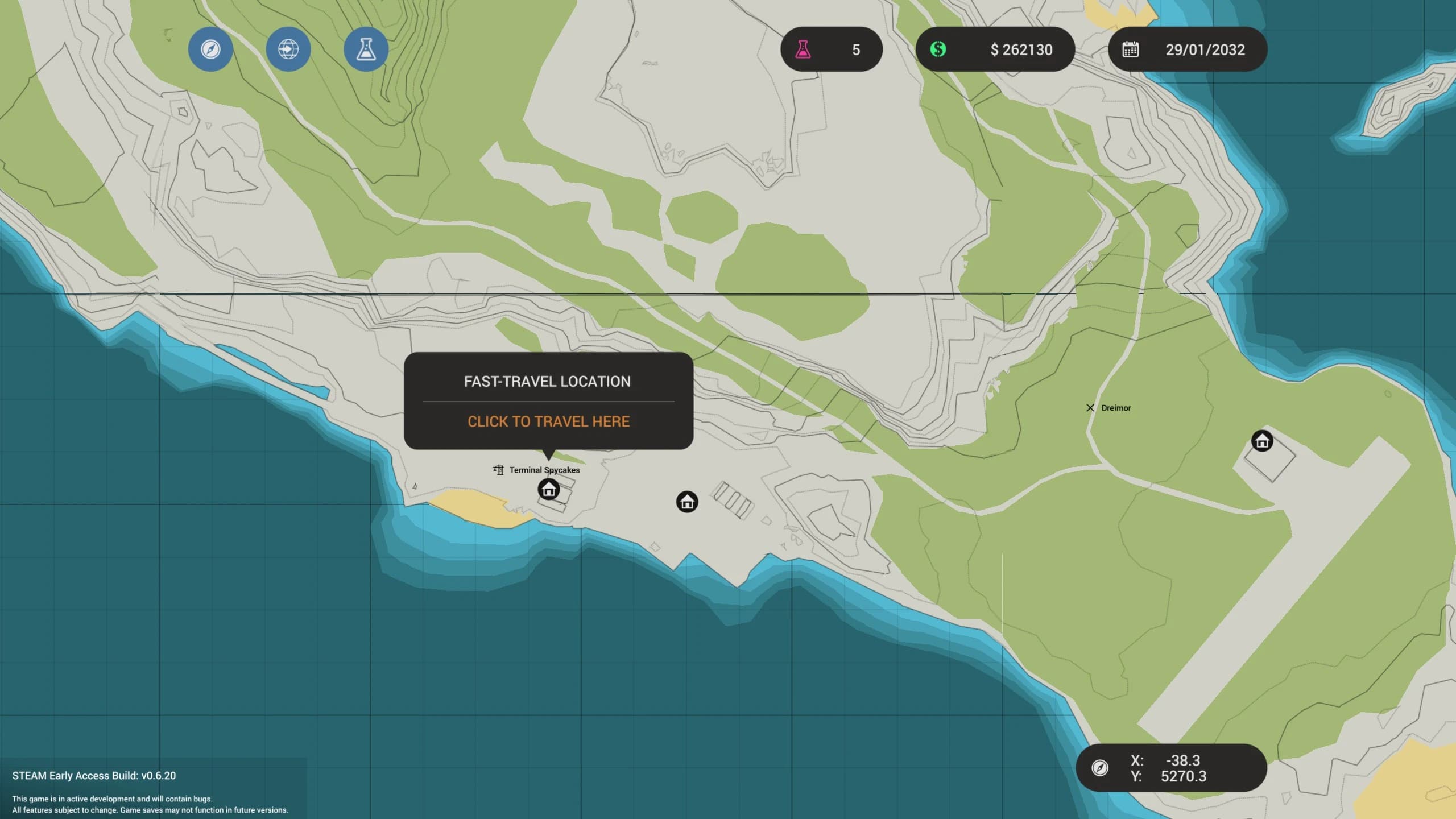Bigger Build Zones-New Benches-Fast Travel Points