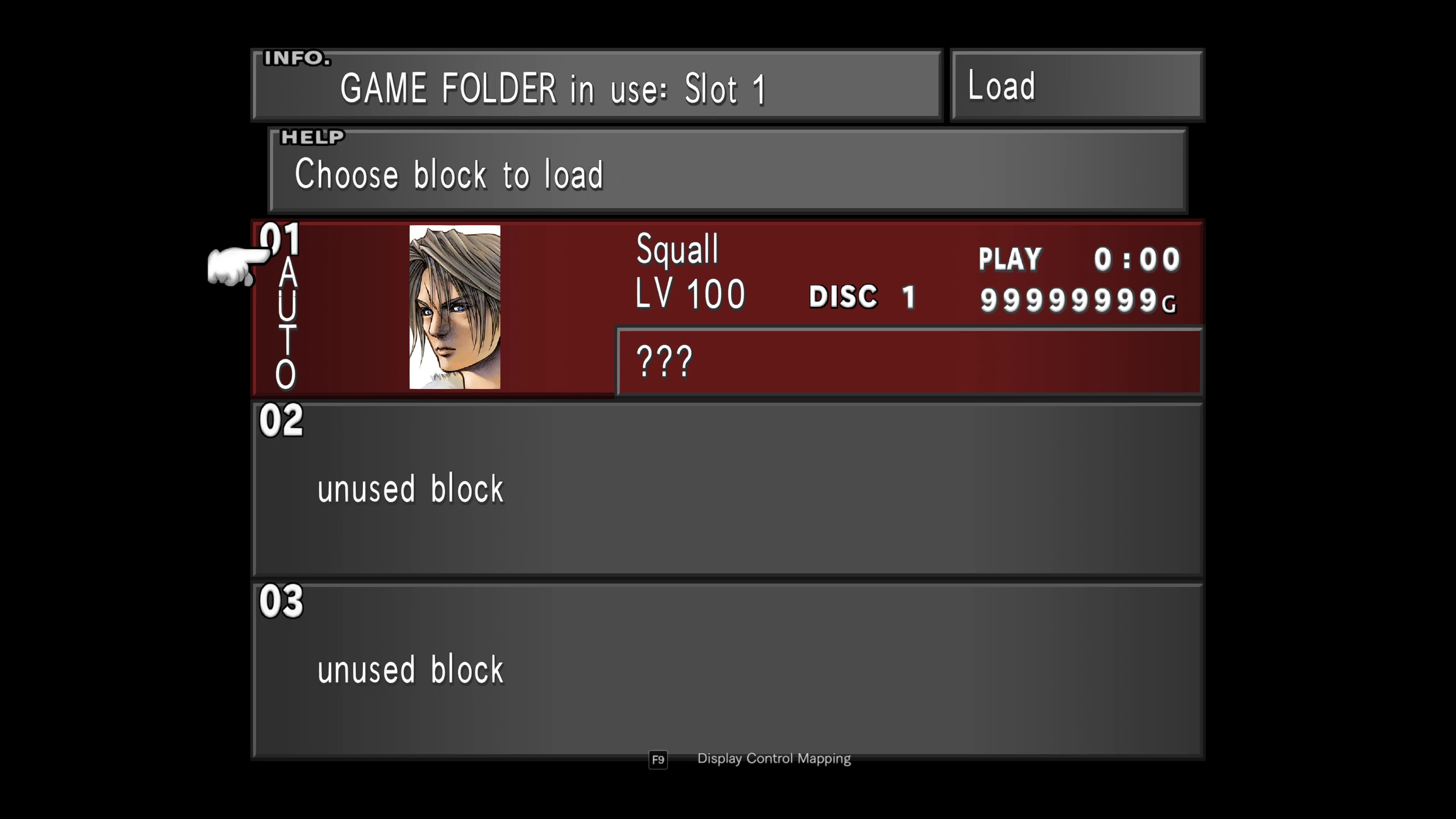 New Game Plus - Save File