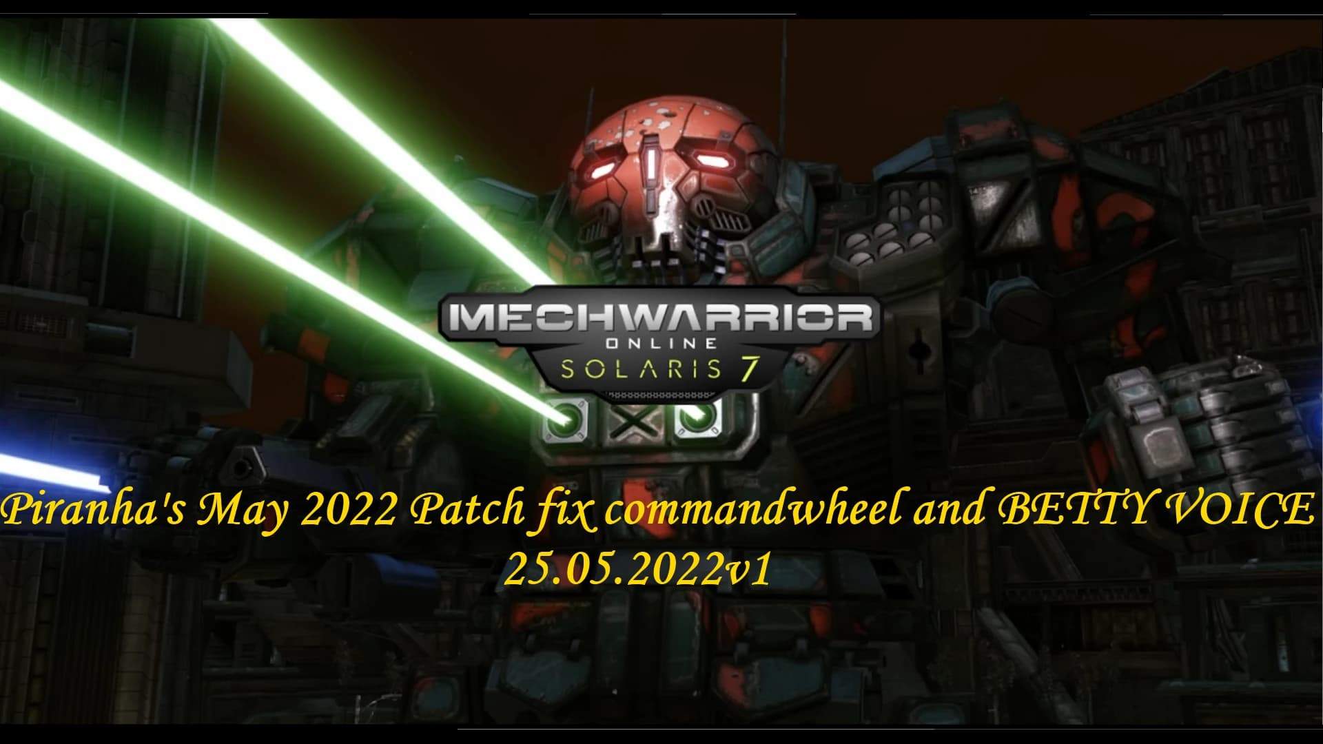 Bitching Betty and Command Wheel Patch for OLD SOUND MODS