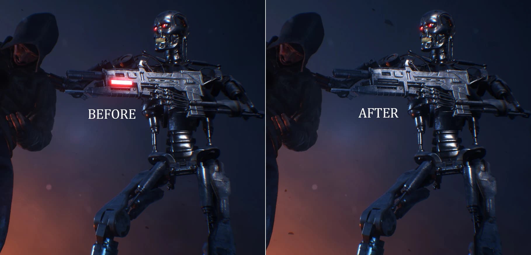 Non Emissive Pulse Rifle