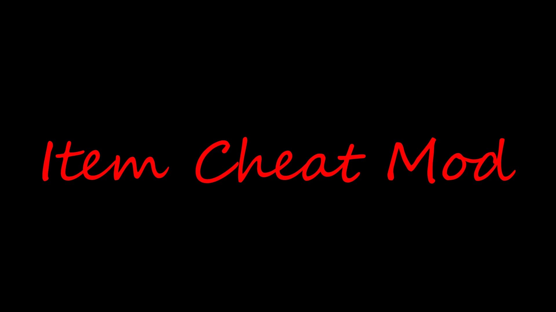 Equipment Cheat Mod