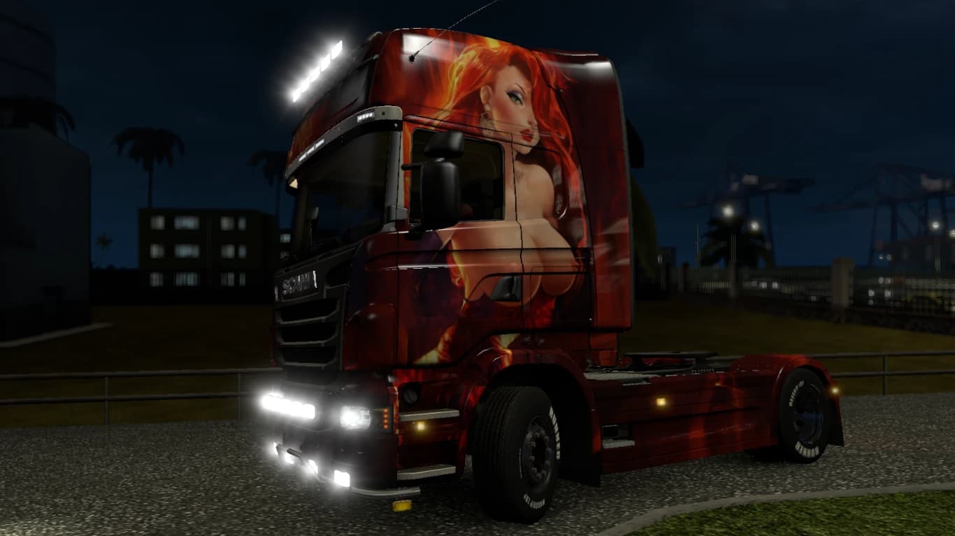 Scania R Topline Jessica skin