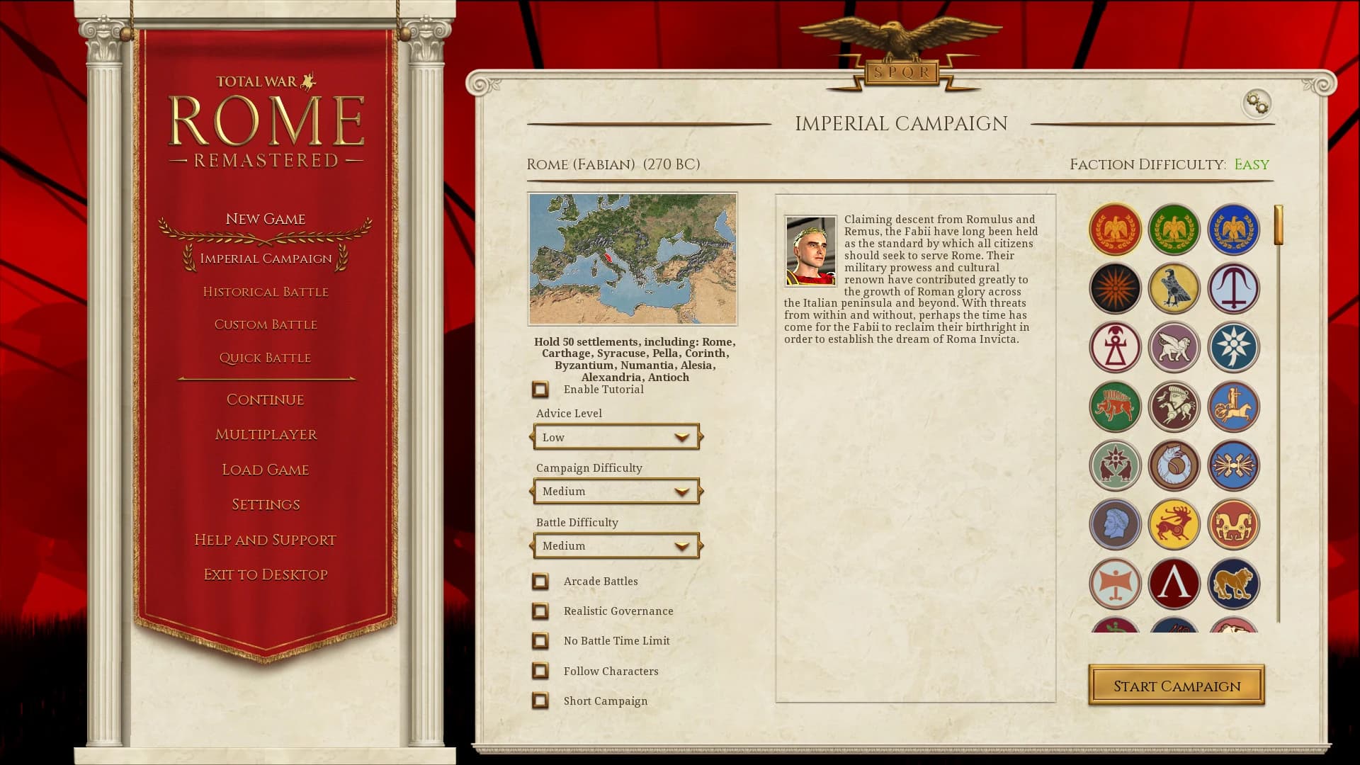 Rome Expanded