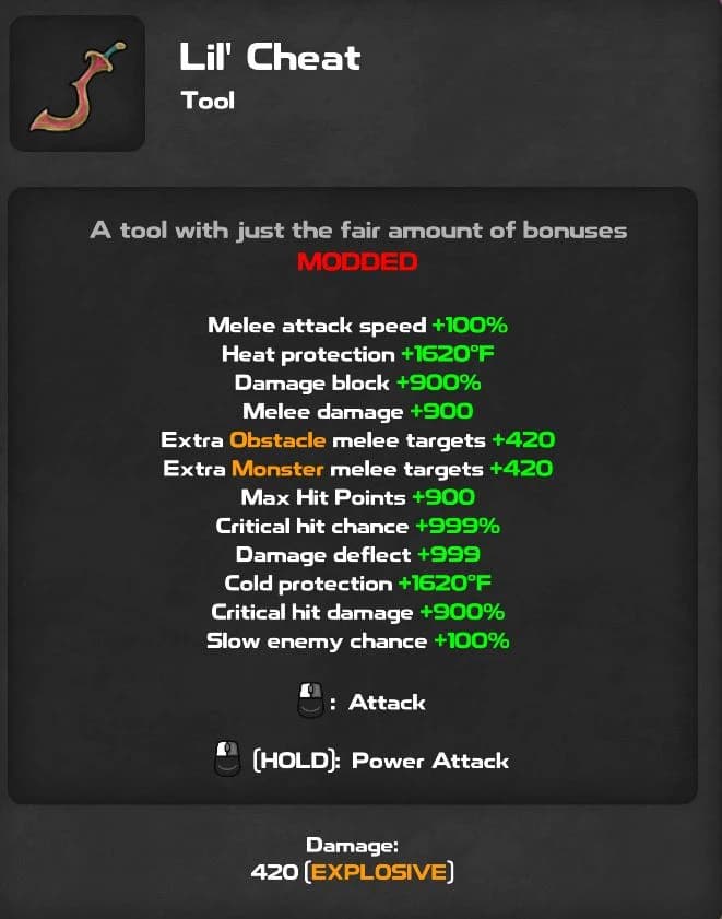 Cheat Items