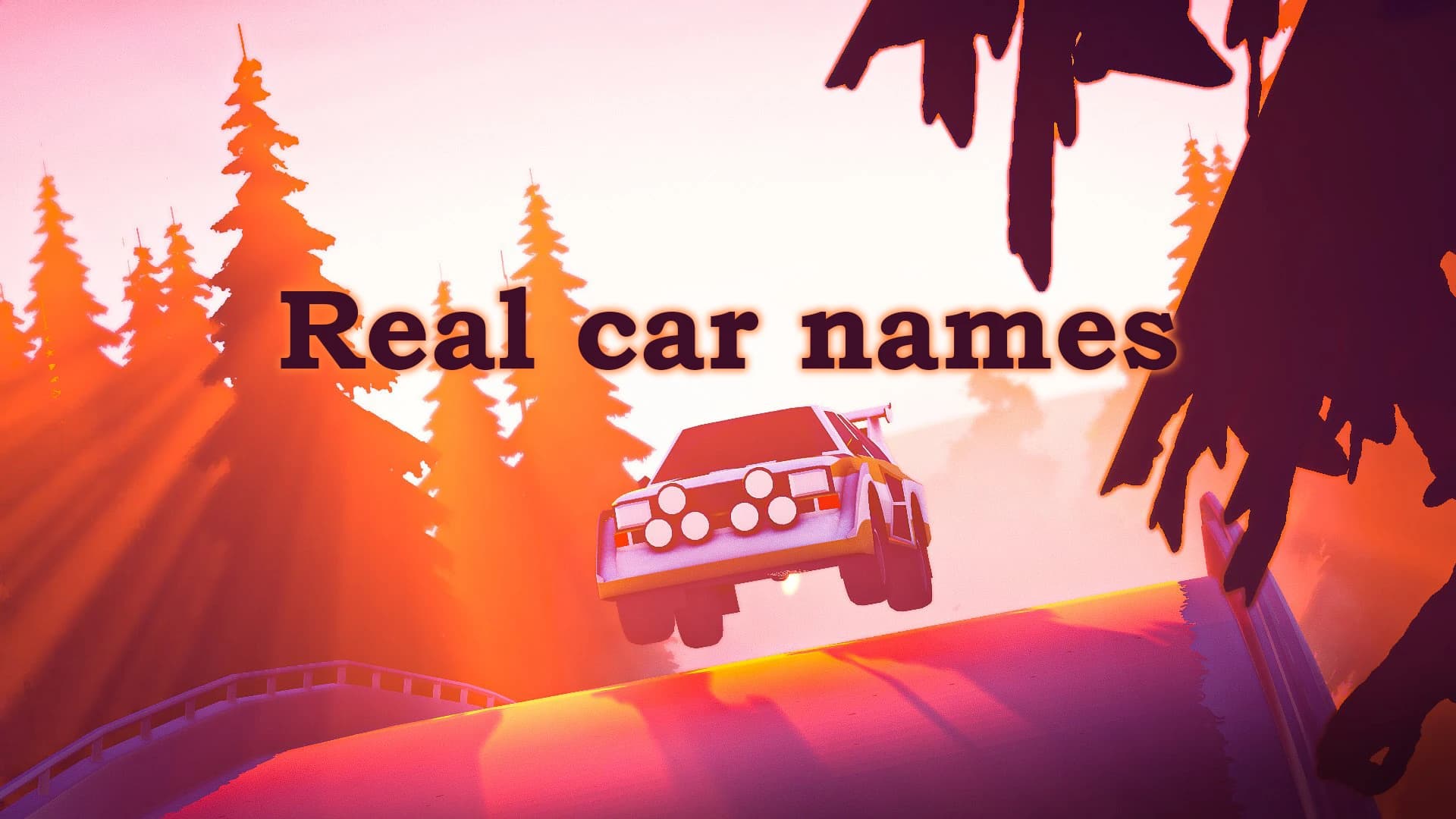 Real car names