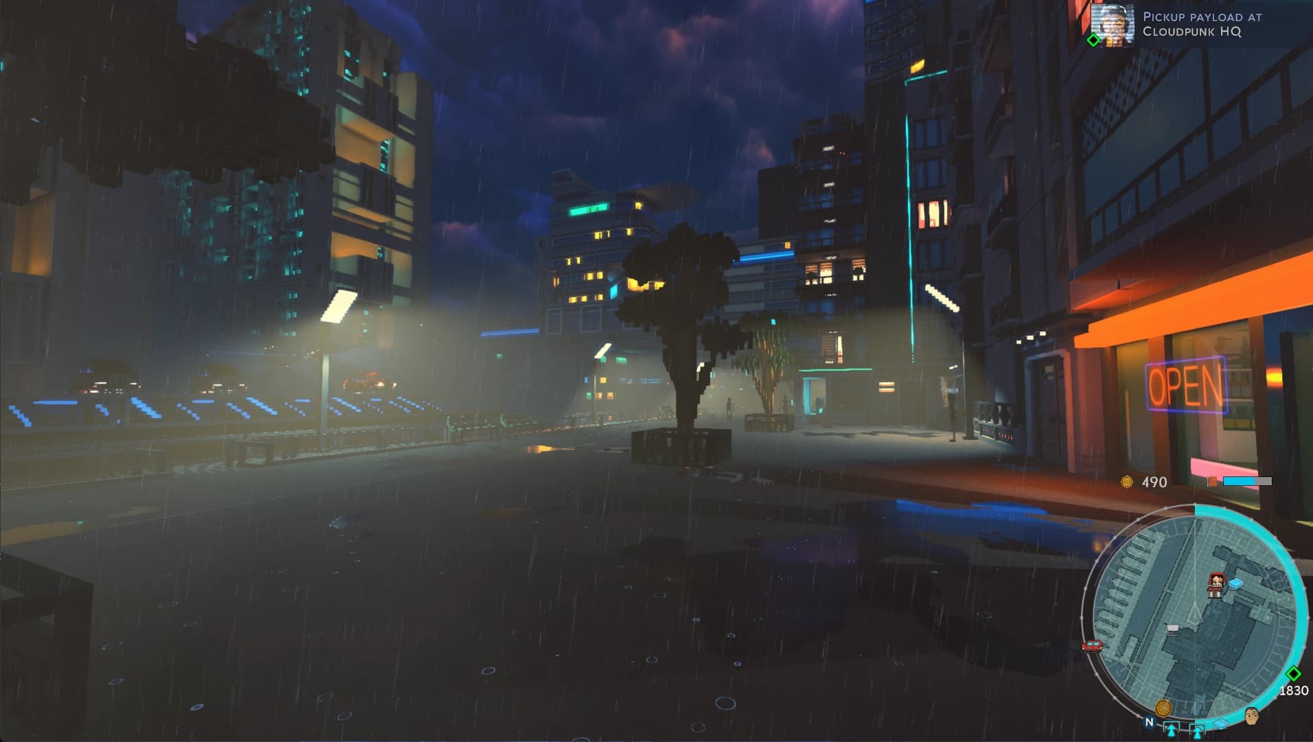 Remove rain overlay