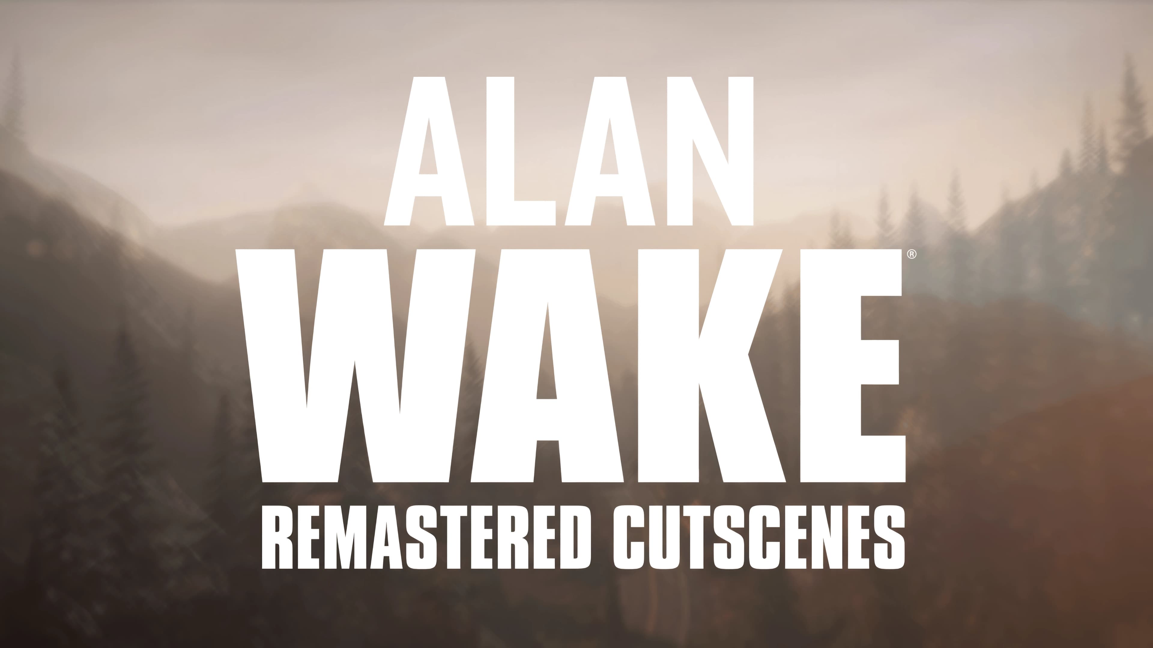 Alan Wake Remastered Cutscenes