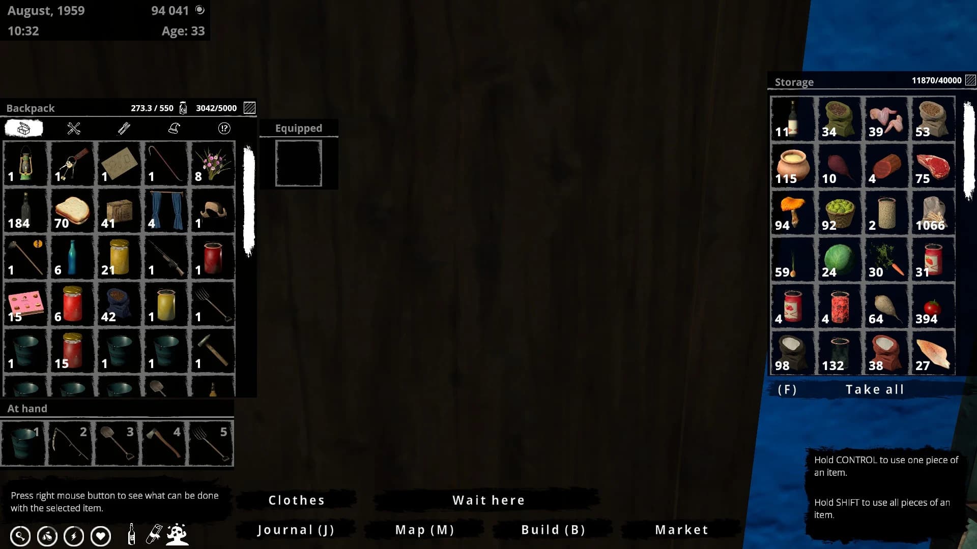 Expanded Storage