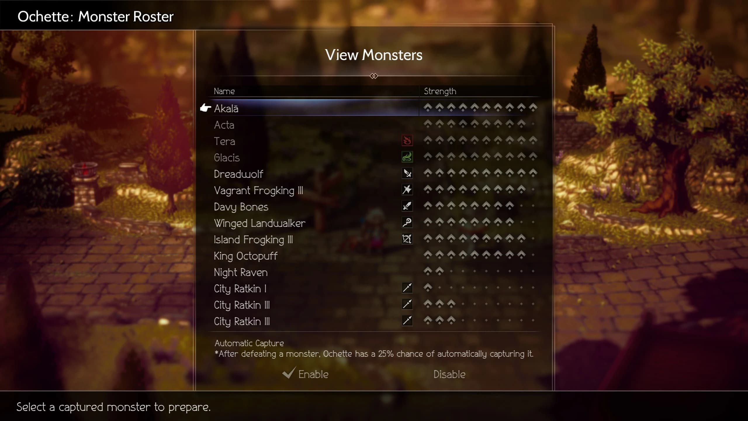 More Captured Monster Slots