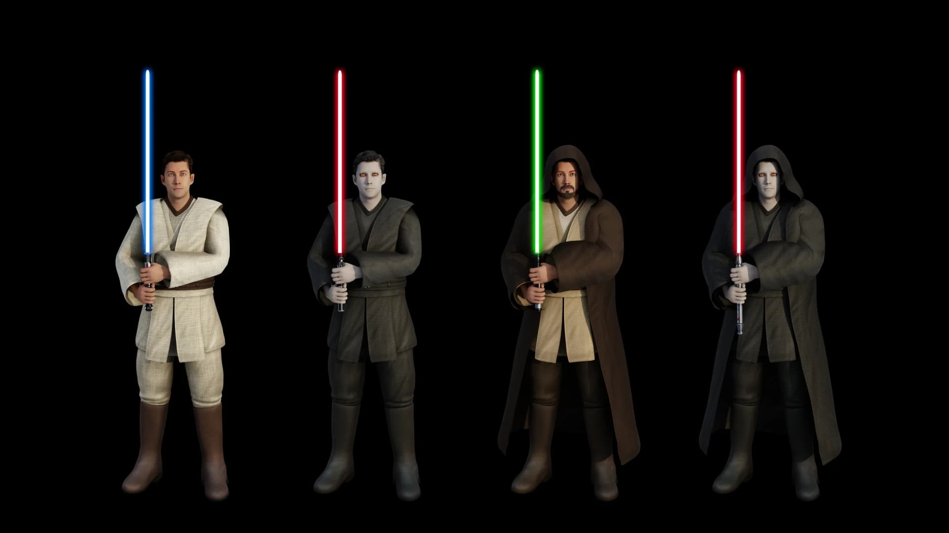 Jedi-Sith Skin Pack