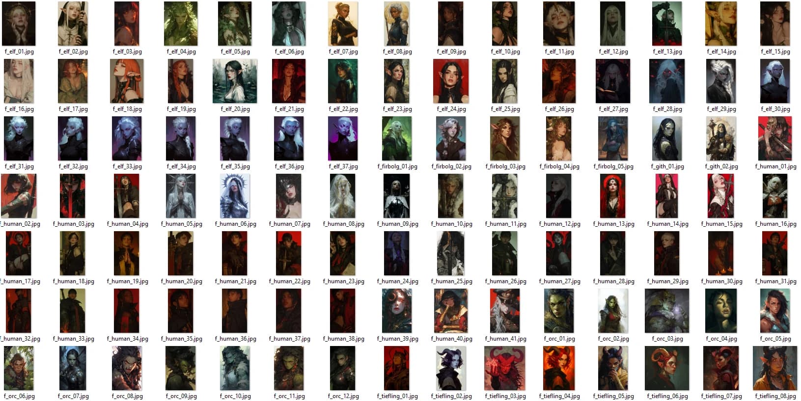 onizorimura's BG Portraits