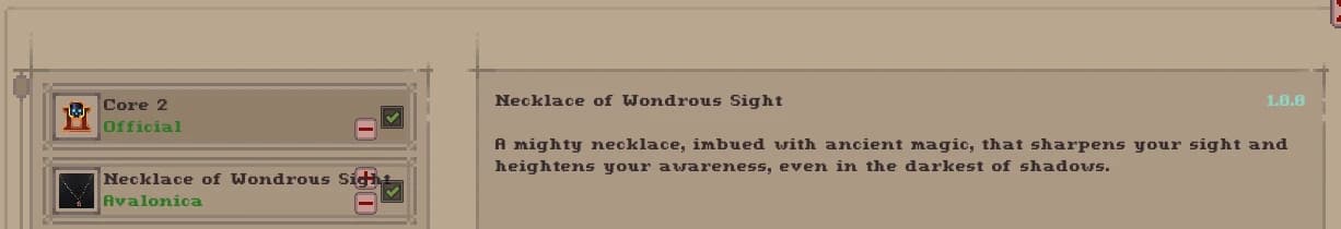 Necklace of Wondrous Sight