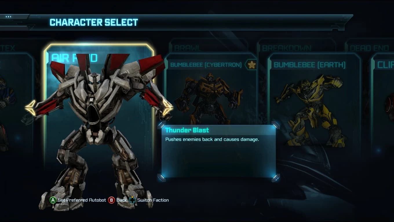 Bayverse characters in ROTDS