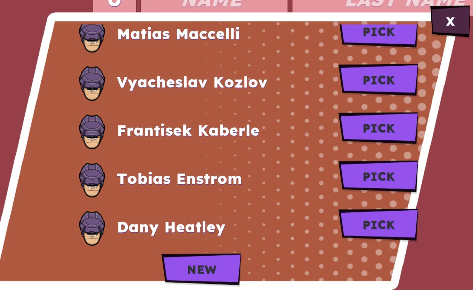 NHL Player Pack 23-24