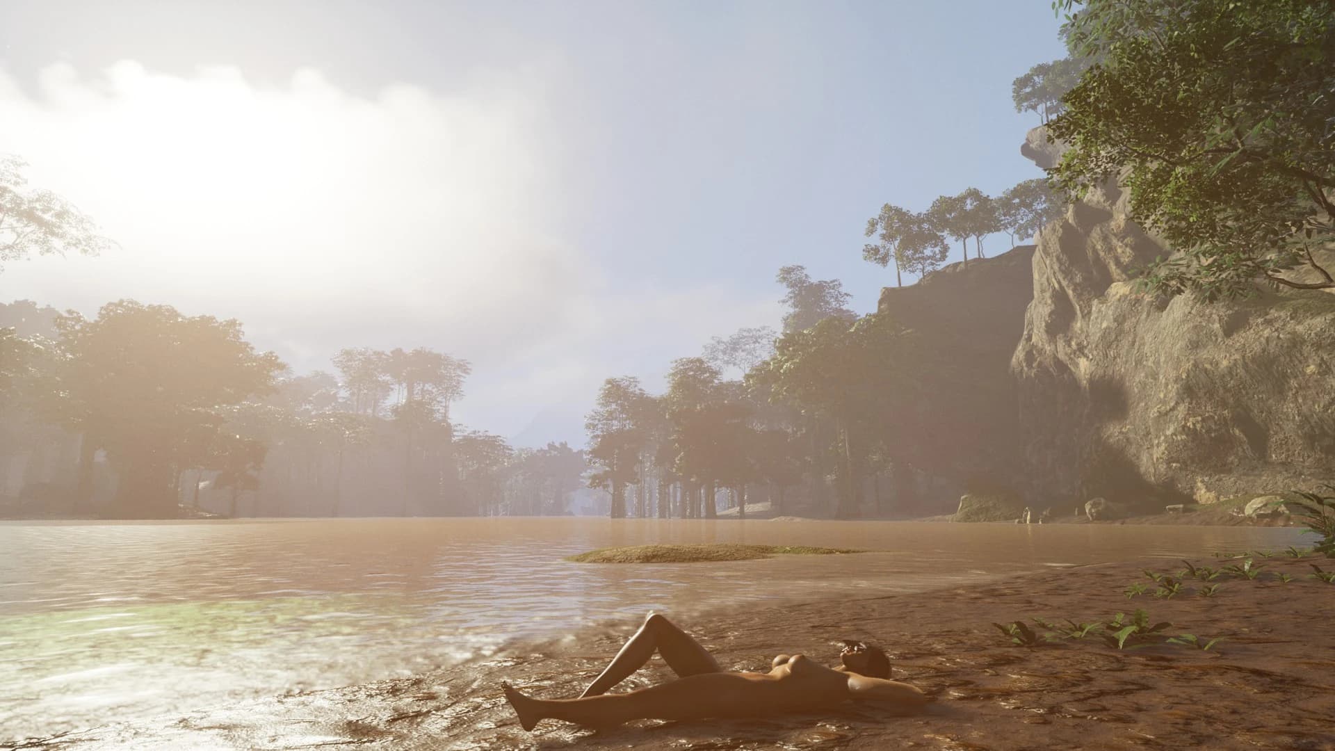 Nude female body (with physics) (DLC compatible)