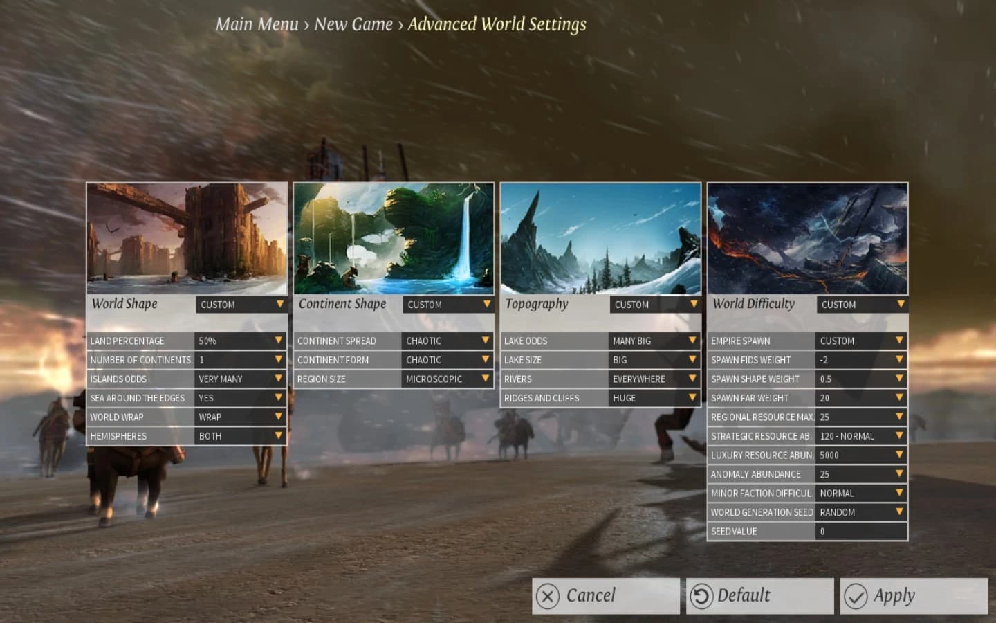 World Generator Full Customization