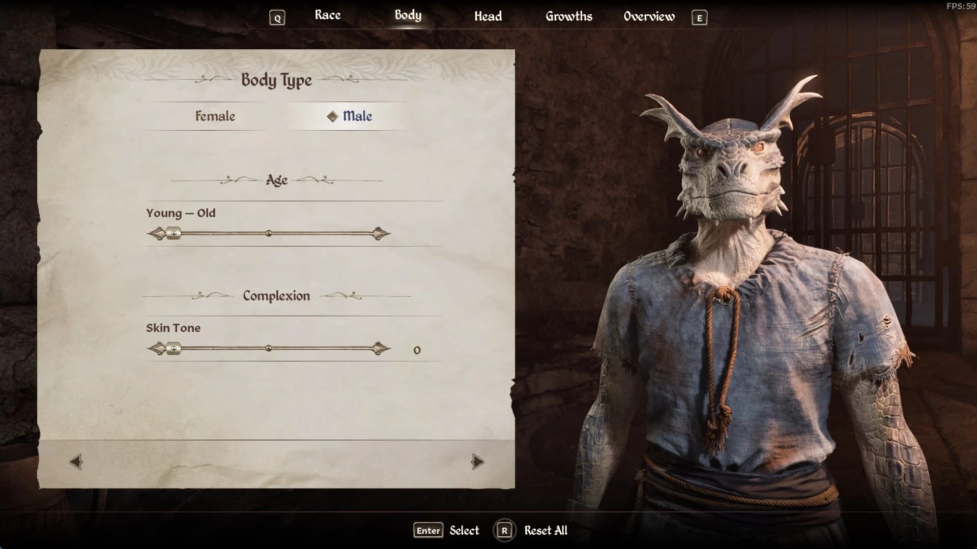 Body Type Selector