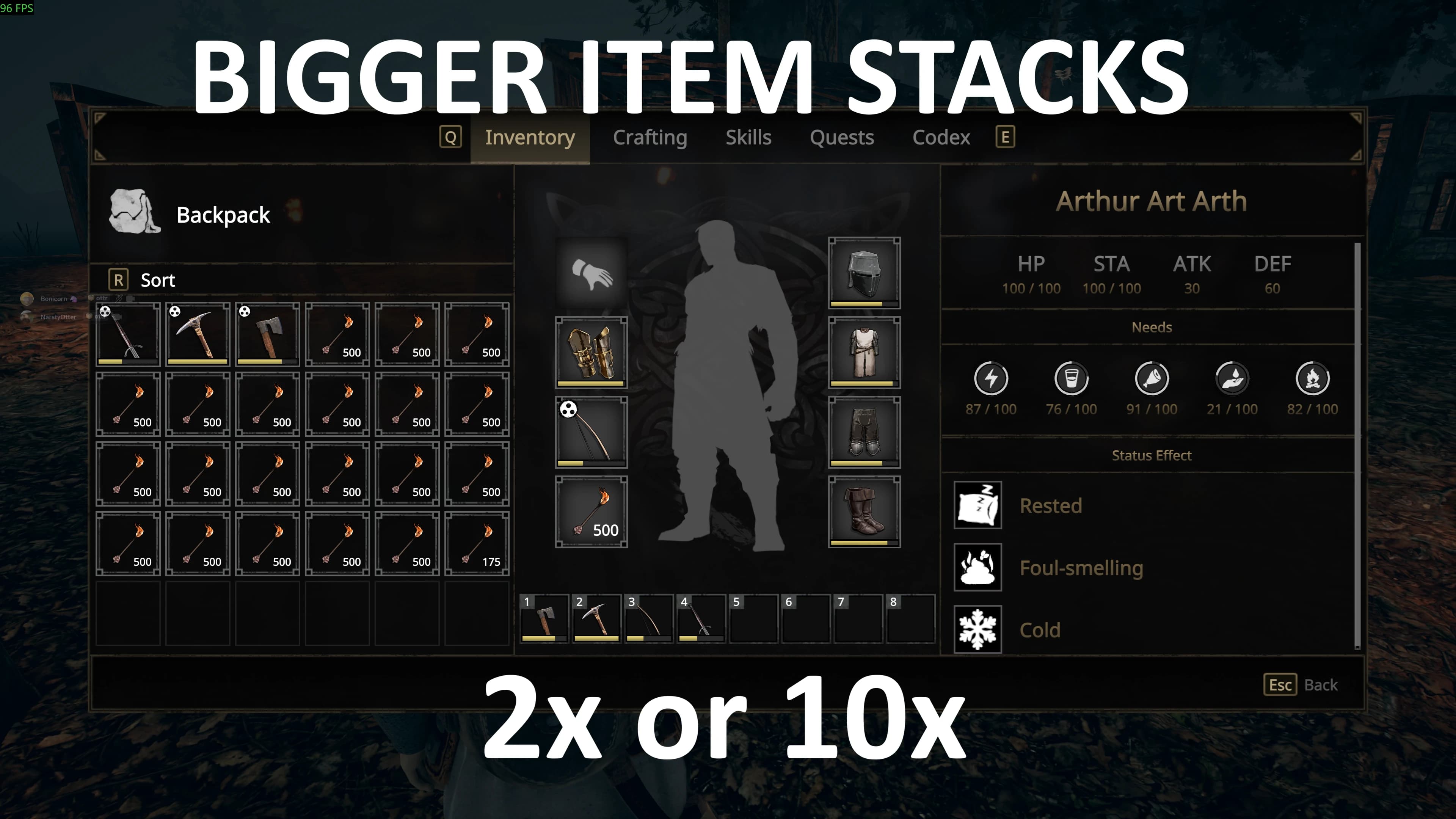 Custom Item Stack Sizes