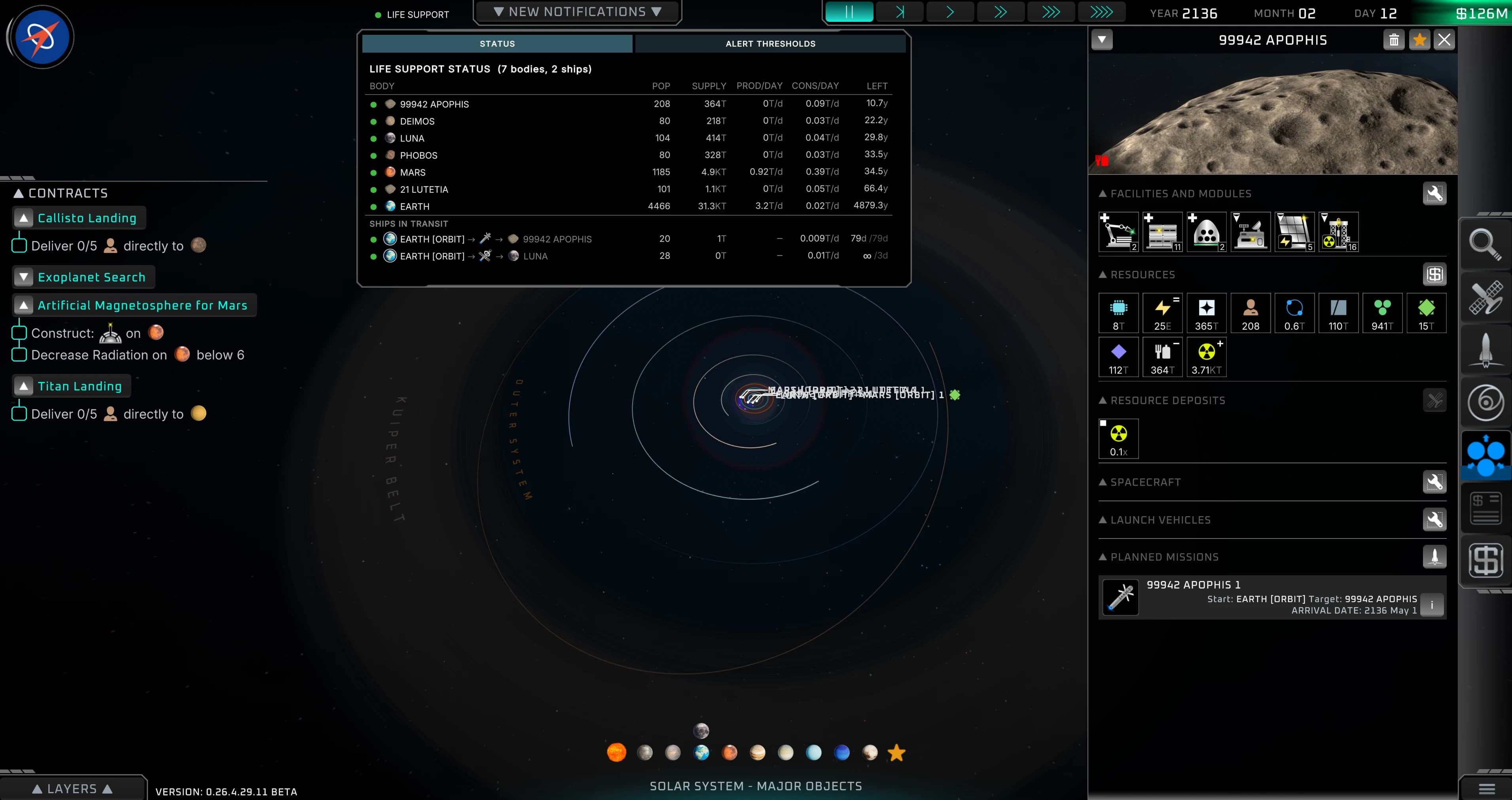 Life Support Tracker