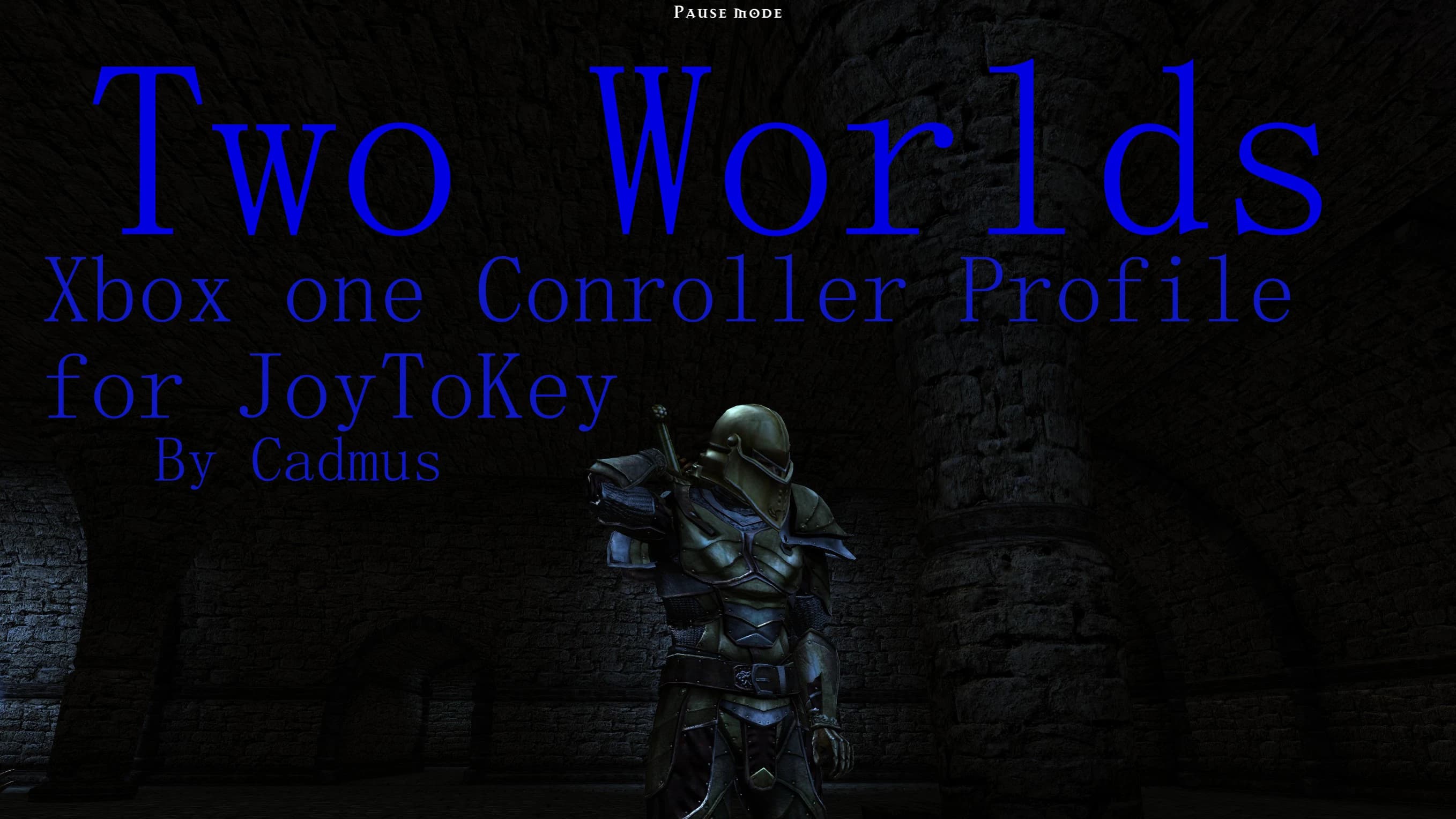 Xbox 1 Controller scheme for Two Worlds Epic Edition using the Joy-to-Key program