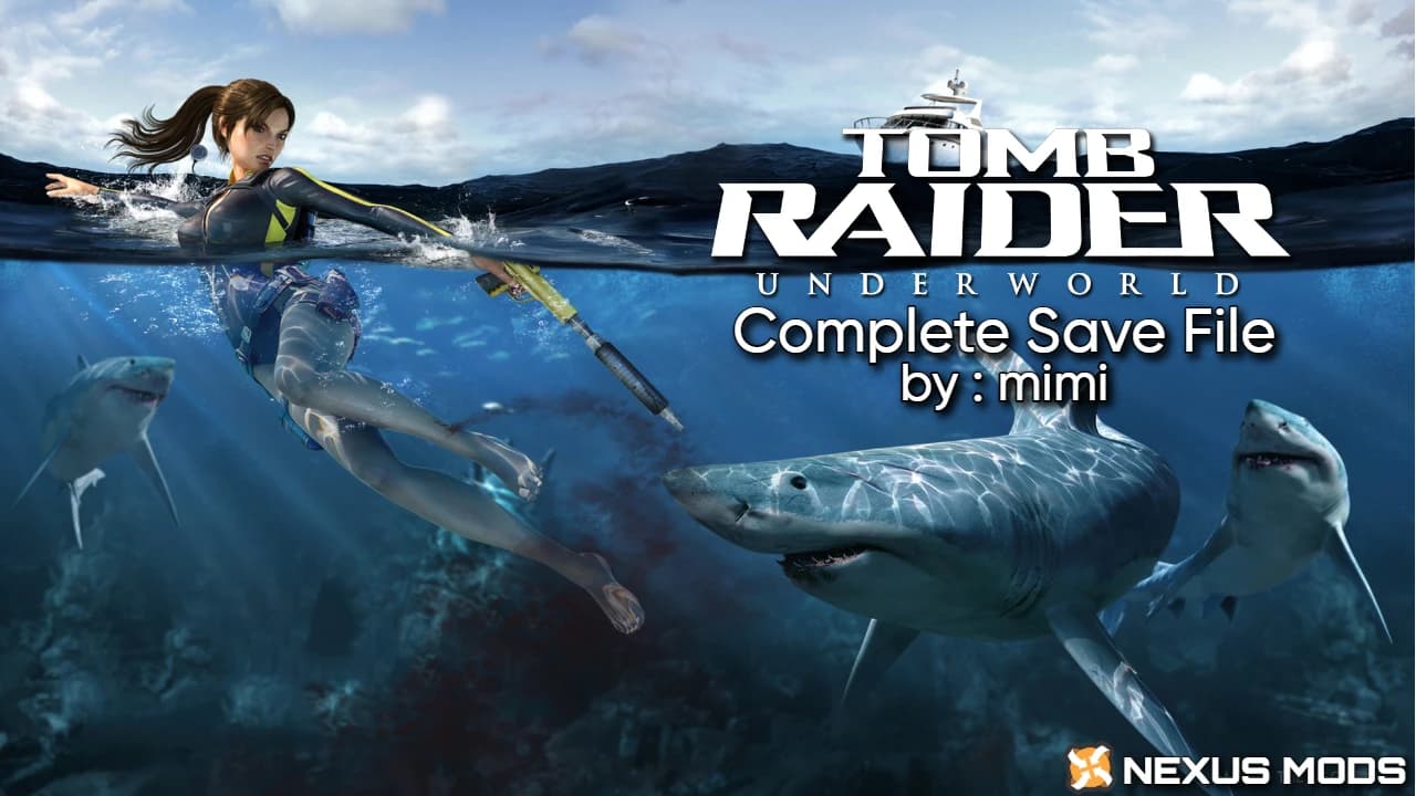 Tomb Raider Underworld Complete Save Game (All Relics and Chapters)