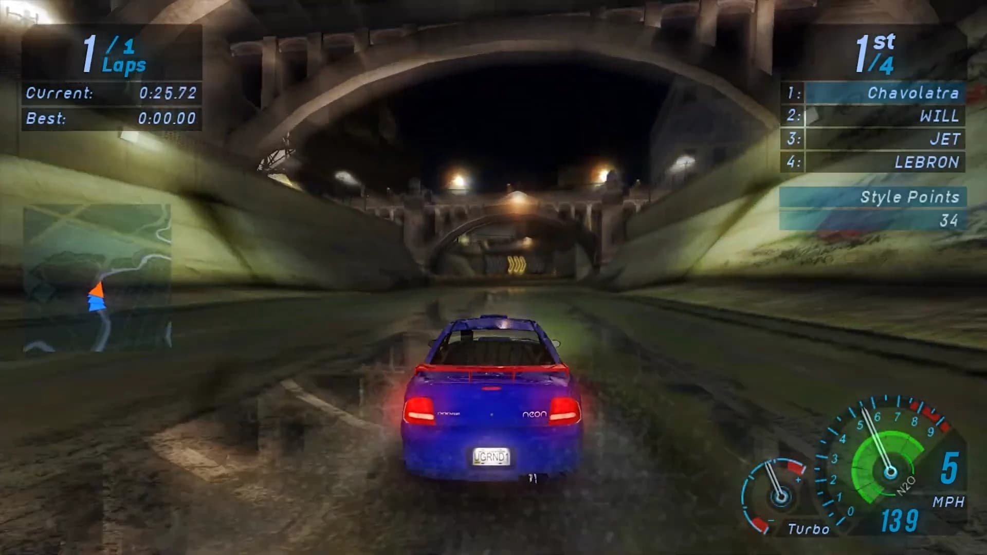 Need for Speed Underground Redux HD Textures 2k Version