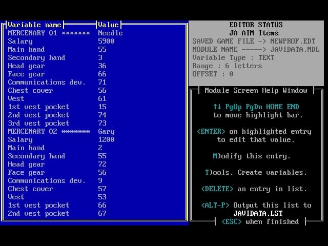 Mades Redo JA1 AIM Items UGE module