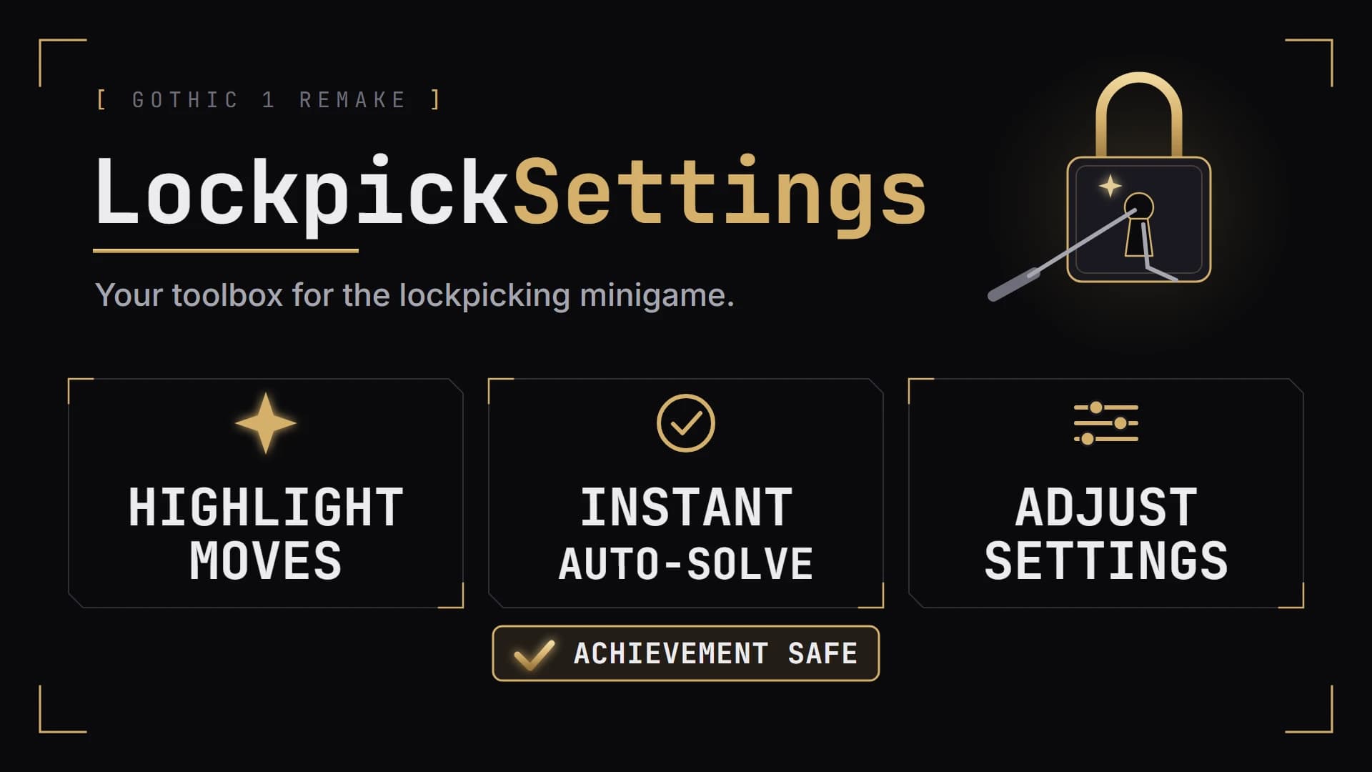 Lockpick Settings