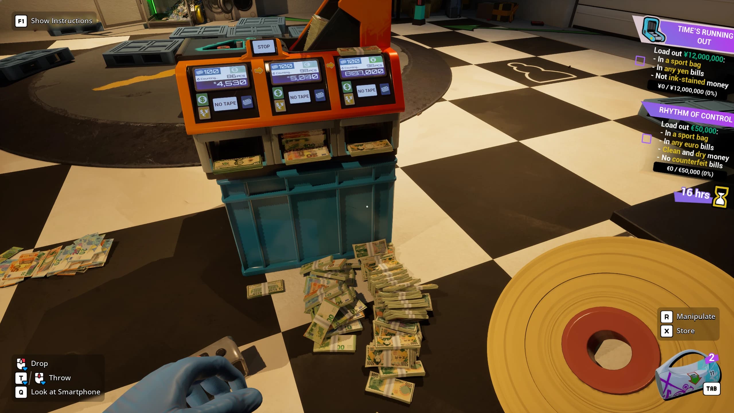 Autopack (t1 and marked) Capacity and money tape overrides