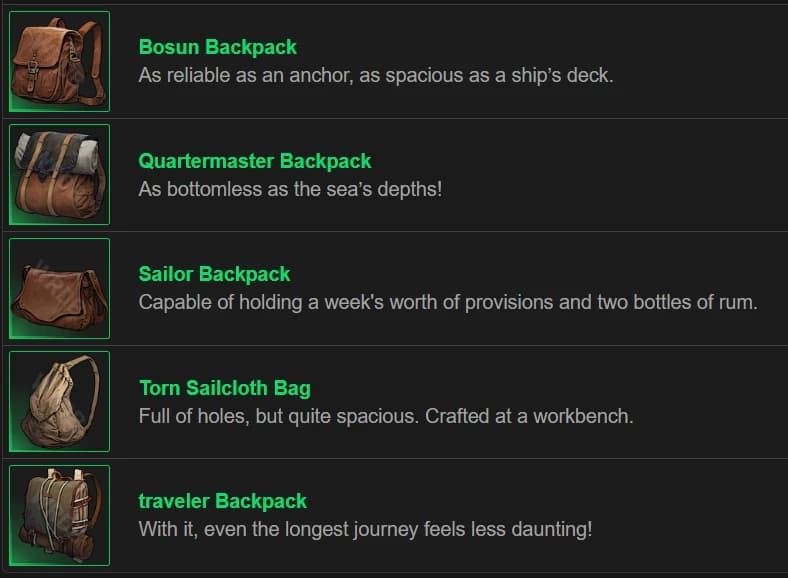More Backpack Slots 2x 3x 5x 7x 10x 100x Multiplier