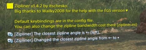 Zipliner 1.8.0 - Change zipline angle and cost after construction (QoL)