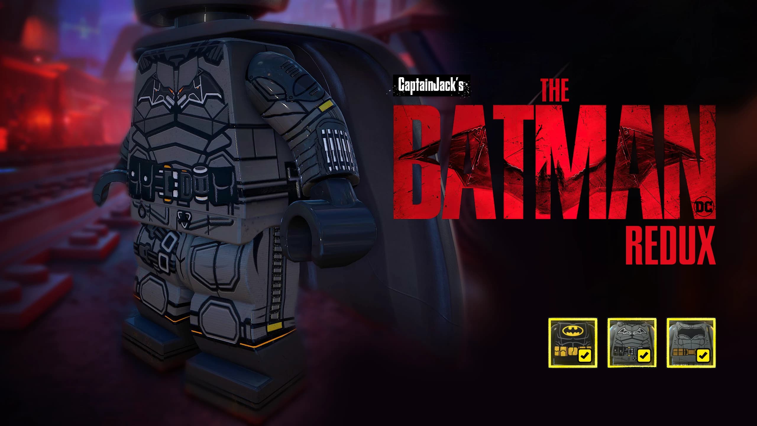 The Batman Redux - Prime and Default Suit Retexture